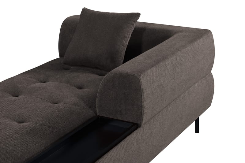 Schäslongmodul Bunbury Höger - Grå - Möbler - Soffa - Modulsoffa - Övriga moduler till modulsoffa