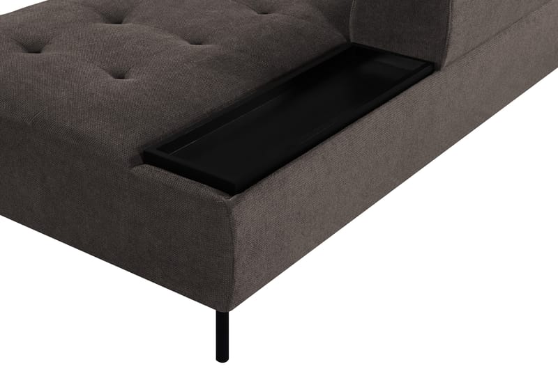 Schäslongmodul Bunbury Höger - Grå - Möbler - Soffa - Modulsoffa - Övriga moduler till modulsoffa