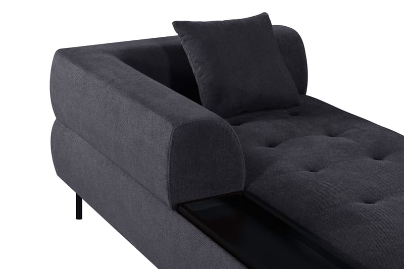 Schäslongmodul Bunbury Vänster - Blå - Möbler - Soffa - Modulsoffa - Övriga moduler till modulsoffa