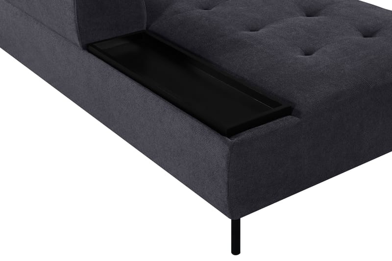 Schäslongmodul Bunbury Vänster - Blå - Möbler - Soffa - Modulsoffa - Övriga moduler till modulsoffa