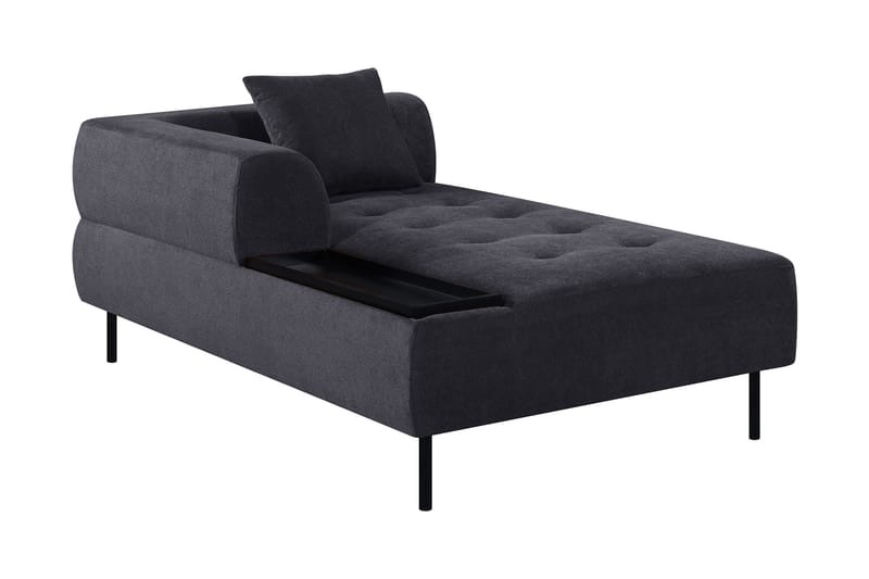 Schäslongmodul Bunbury Vänster - Blå - Möbler - Soffa - Modulsoffa - Övriga moduler till modulsoffa
