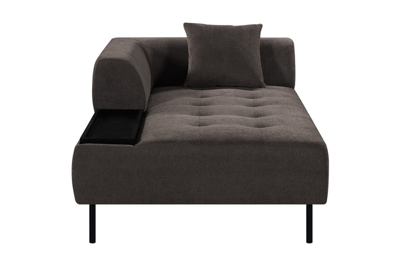 Schäslongmodul Bunbury Vänster - Grå - Möbler - Soffa - Modulsoffa - Övriga moduler till modulsoffa