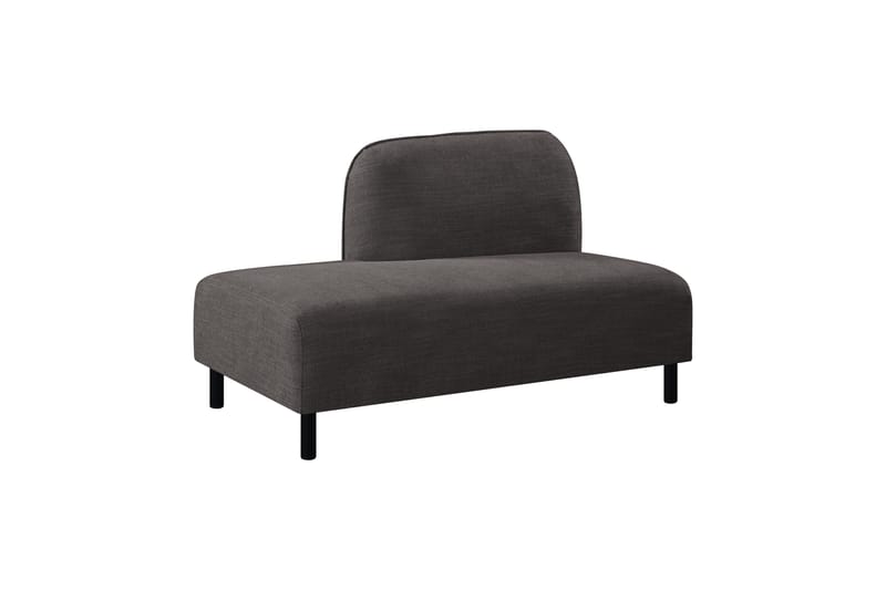 Schäslongmodul Whitfield Vänster - Mörkgrå - Möbler - Soffa - Modulsoffa - Övriga moduler till modulsoffa