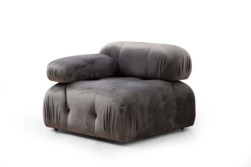 Vänstermodul Belgin 95 cm - Grå - Möbler - Soffa - Modulsoffa - Övriga moduler till modulsoffa