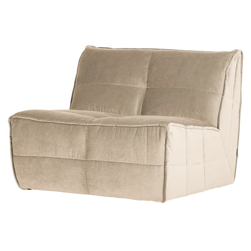 1-sits Modul Cluster 105 cm, Beige