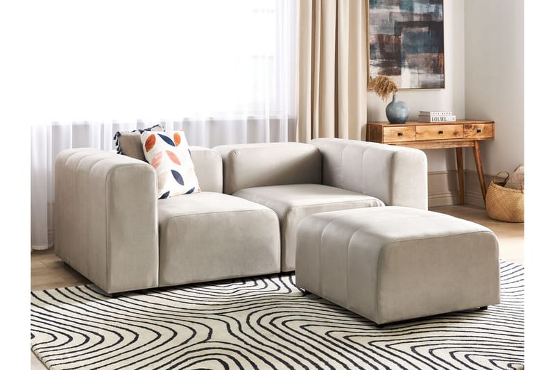 Brenden Modulsoffa 2-sits - Beige - Möbler - Soffa - Modulsoffa - Komplett modulsoffa