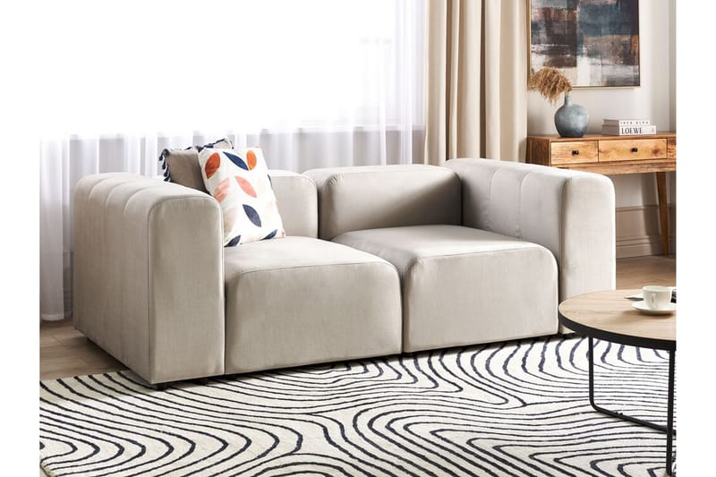 Brenden Modulsoffa 2-sits - Beige - Möbler - Soffa - Modulsoffa - Komplett modulsoffa