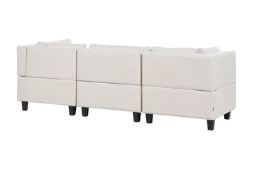 Buck Modulsoffa 3-sits - Beige/Svart - Möbler - Soffa - Modulsoffa - Komplett modulsoffa