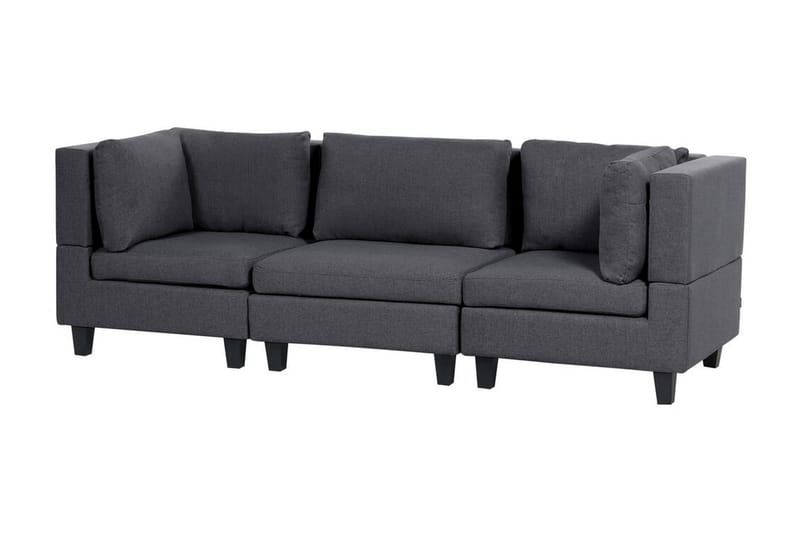 Buck Modulsoffa 3-sits - Grå/Svart - Möbler - Soffa - Modulsoffa - Komplett modulsoffa