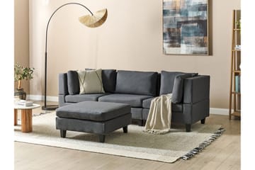 Buck Modulsoffa 3-sits - Grå/Svart - Möbler - Soffa - Modulsoffa - Komplett modulsoffa