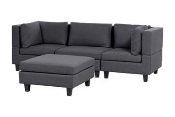 Buck Modulsoffa 3-sits - Grå/Svart - Möbler - Soffa - Modulsoffa - Komplett modulsoffa
