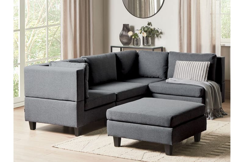 Buck Modulsoffa 4-sits - Grå - Möbler - Soffa - Modulsoffa - Komplett modulsoffa