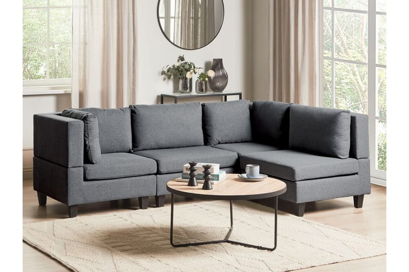 Buck Modulsoffa 4-sits - Grå - Möbler - Soffa - Modulsoffa - Komplett modulsoffa