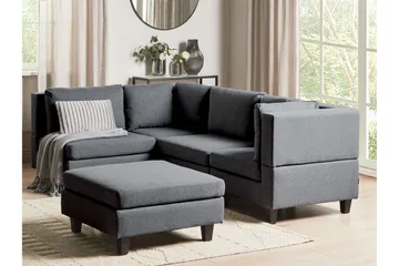 Buck Modulsoffa 4-sits - Grå - Möbler - Soffa - Modulsoffa - Komplett modulsoffa