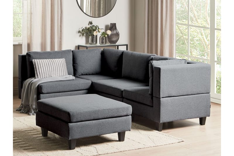 Buck Modulsoffa 4-sits - Grå - Möbler - Soffa - Modulsoffa - Komplett modulsoffa