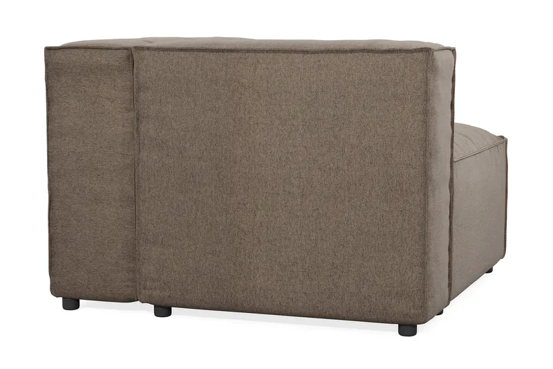 Cubo 1-sits Högermodul i Tyg 108 cm bred - Grå - Möbler - Soffa - Modulsoffa - Övriga moduler till modulsoffa