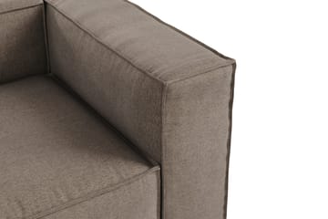 Cubo 1-sits Högermodul i Tyg 108 cm bred - Grå - Möbler - Soffa - Modulsoffa - Övriga moduler till modulsoffa
