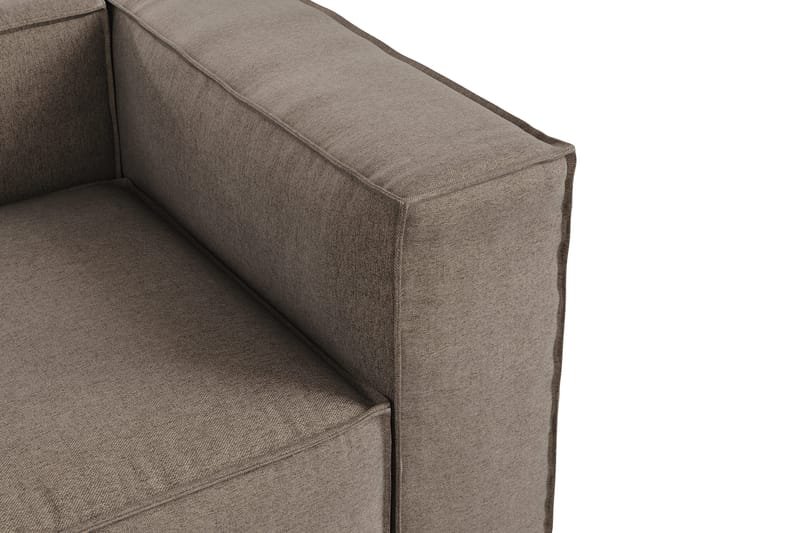 Cubo 1-sits Högermodul i Tyg 108 cm bred - Grå - Möbler - Soffa - Modulsoffa - Övriga moduler till modulsoffa