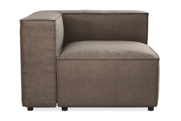 Cubo 1-sits Högermodul i Tyg 108 cm bred - Grå - Möbler - Soffa - Modulsoffa - Övriga moduler till modulsoffa