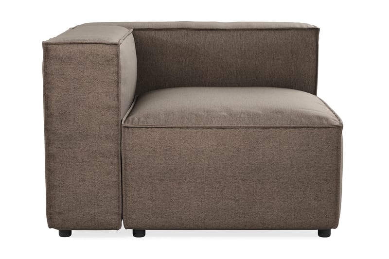 Cubo 1-sits Högermodul i Tyg 108 cm bred - Grå - Möbler - Soffa - Modulsoffa - Övriga moduler till modulsoffa