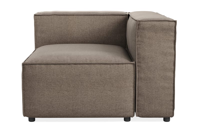 Cubo 1-sits Högermodul i Tyg 108 cm bred, Grå