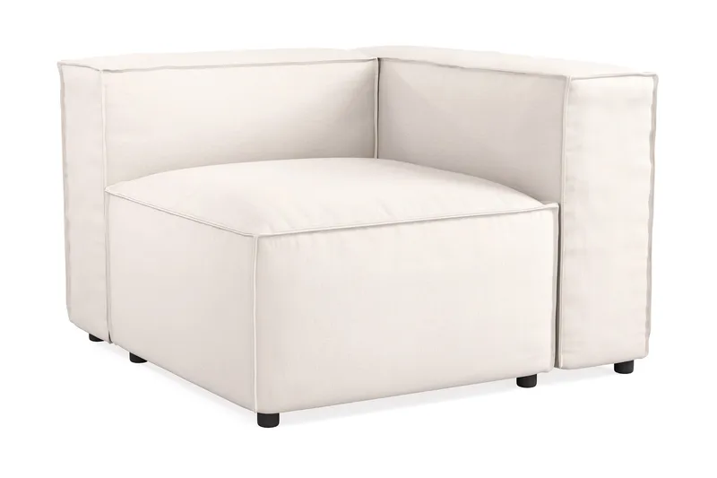 Cubo 1-sits Högermodul i Tyg 108 cm bred - Ljusbeige - Möbler - Soffa - Modulsoffa - Övriga moduler till modulsoffa