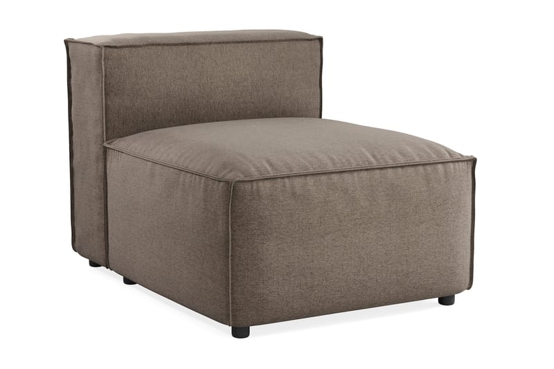 Cubo 1-sits Mittmodul i Tyg 80 cm bred - Grå - Möbler - Soffa - Modulsoffa - Mittmodul