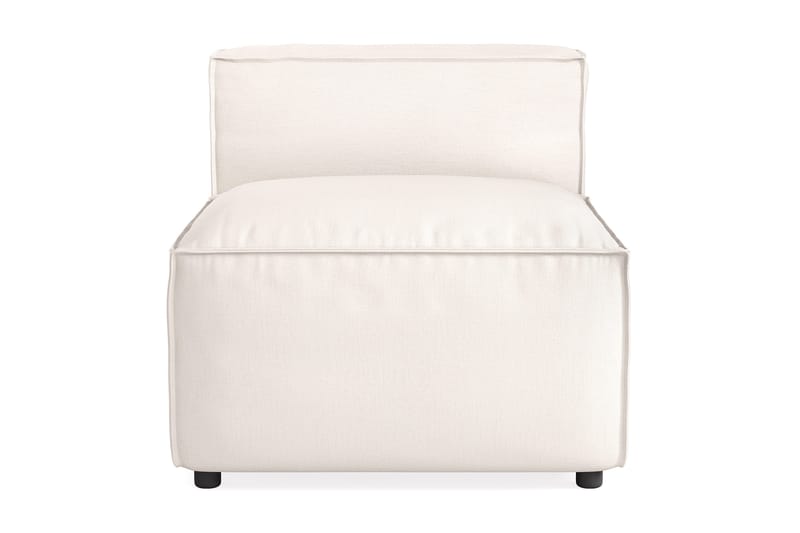 Cubo 1-sits Mittmodul i Tyg 80 cm bred, Ljusbeige