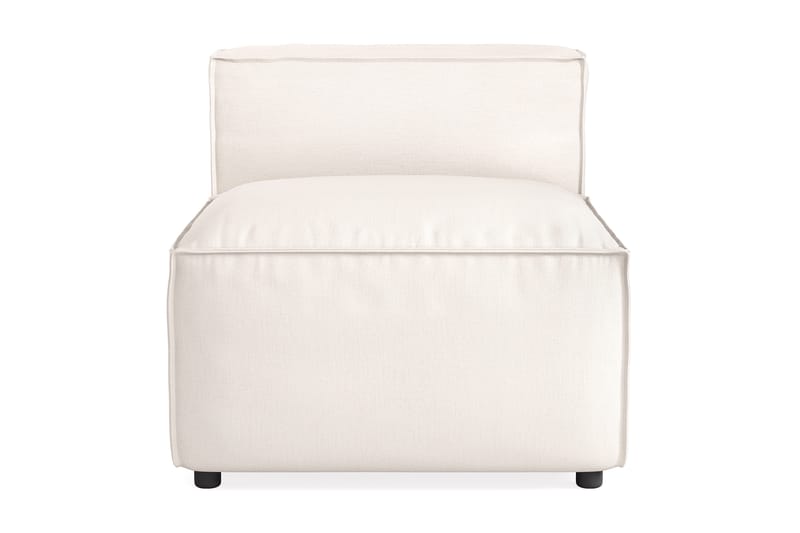 Cubo 1-sits Mittmodul i Tyg 80 cm bred - Ljusbeige - Möbler - Soffa - Modulsoffa - Mittmodul