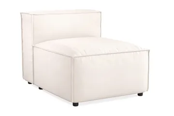 Cubo 1-sits Mittmodul i Tyg 80 cm bred - Ljusbeige - Möbler - Soffa - Modulsoffa - Mittmodul