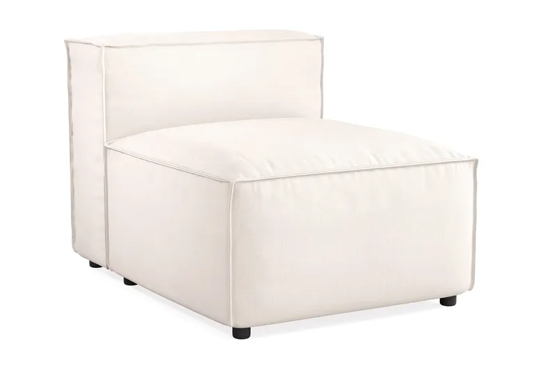 Cubo 1-sits Mittmodul i Tyg 80 cm bred - Ljusbeige - Möbler - Soffa - Modulsoffa - Mittmodul