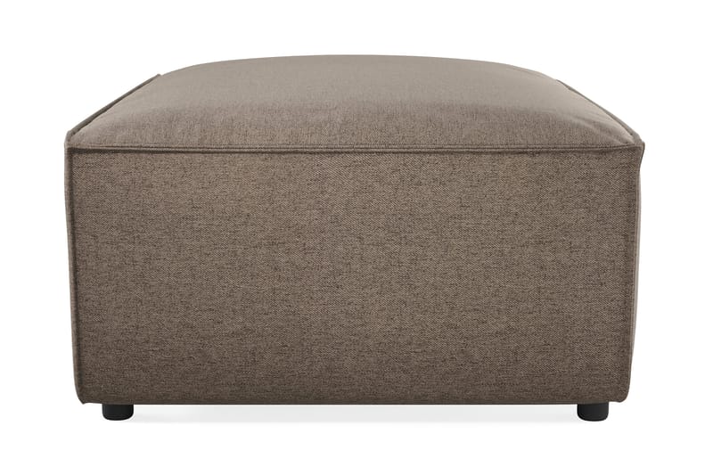 Cubo 1-sits  Rektangulär Fotpallsmodul i Tyg 120 cm bred - Grå - Möbler - Soffa - Modulsoffa - Övriga moduler till modulsoffa