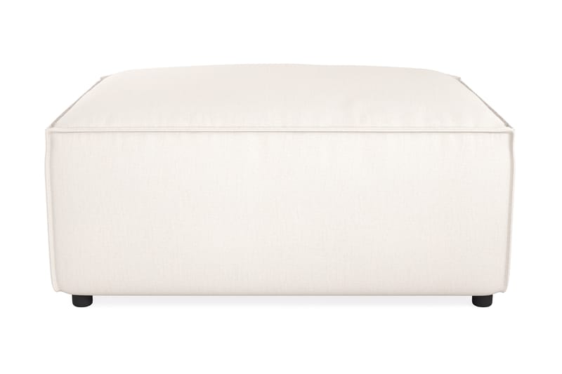 Cubo 1-sits  Rektangulär Fotpallsmodul i Tyg 120 cm bred - Ljusbeige - Möbler - Soffa - Modulsoffa - Övriga moduler till modulsoffa