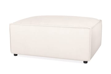 Cubo 1-sits  Rektangulär Fotpallsmodul i Tyg 120 cm bred - Ljusbeige - Möbler - Soffa - Modulsoffa - Övriga moduler till modulsoffa
