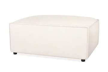 Cubo 1-sits  Rektangulär Fotpallsmodul i Tyg 120 cm bred - Ljusbeige - Möbler - Soffa - Modulsoffa - Övriga moduler till modulsoffa