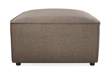 Cubo 1-sits  Rektangulär Fotpallsmodul i Tyg 80 cm bred - Grå - Möbler - Soffa - Modulsoffa - Övriga moduler till modulsoffa