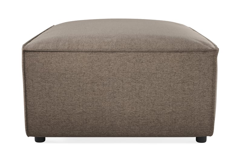 Cubo 1-sits  Rektangulär Fotpallsmodul i Tyg 80 cm bred - Grå - Möbler - Soffa - Modulsoffa - Övriga moduler till modulsoffa