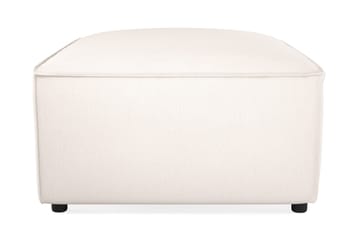 Cubo 1-sits  Rektangulär Fotpallsmodul i Tyg 80 cm bred - Ljusbeige - Möbler - Soffa - Modulsoffa - Övriga moduler till modulsoffa