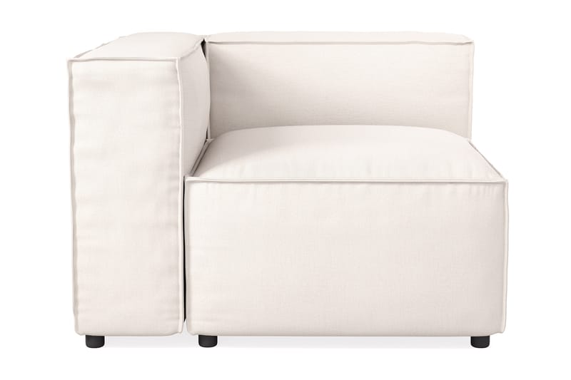 Cubo 1-sits Vänstermodul i Tyg 108 cm bred - Ljusbeige - Möbler - Soffa - Modulsoffa - Övriga moduler till modulsoffa