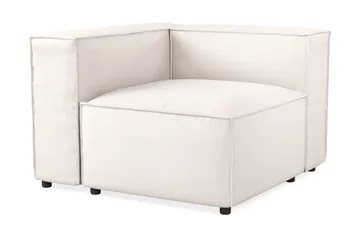 Cubo 1-sits Vänstermodul i Tyg 108 cm bred - Ljusbeige - Möbler - Soffa - Modulsoffa - Övriga moduler till modulsoffa