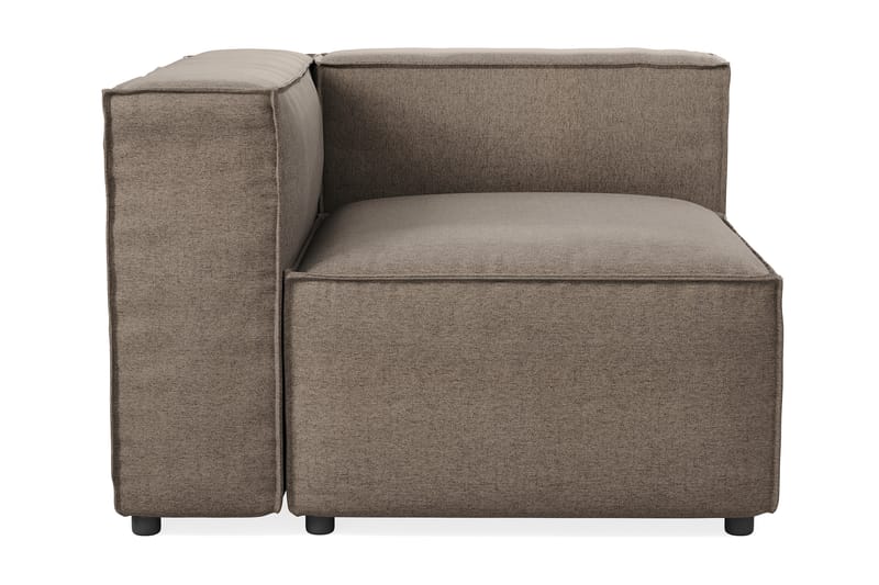 Cubo 1-sits Vänstermodul i Tyg - Grå - Möbler - Soffa - Modulsoffa - Övriga moduler till modulsoffa
