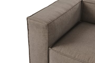 Cubo 1-sits Vänstermodul i Tyg - Grå - Möbler - Soffa - Modulsoffa - Övriga moduler till modulsoffa