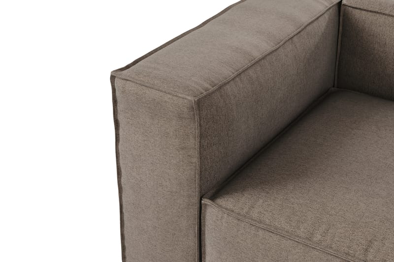 Cubo 1-sits Vänstermodul i Tyg - Grå - Möbler - Soffa - Modulsoffa - Övriga moduler till modulsoffa