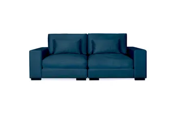 Dubai 2-sits soffa sammet Extra Djup