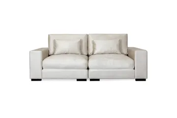 Dubai 2-sits soffa sammet Extra Djup