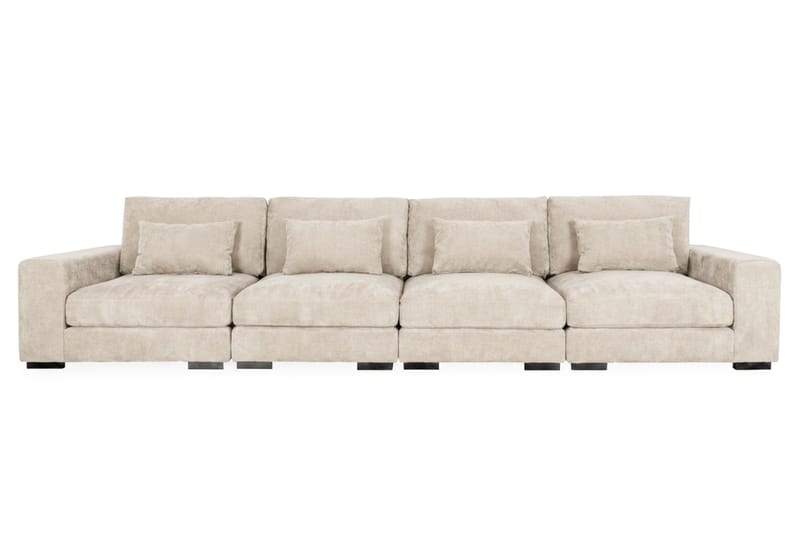 Dubai 4-sits soffa Extra Djup i Chenille, Beige