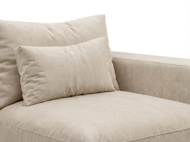 Dubai Armstöd Höger i Chenille - Beige - Möbler - Soffa - Modulsoffa - Övriga moduler till modulsoffa