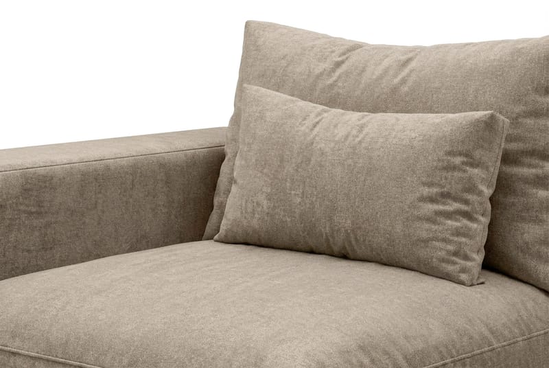 Dubai Armstöd Höger i Tyg - Beige/Grå - Möbler - Soffa - Modulsoffa - Övriga moduler till modulsoffa