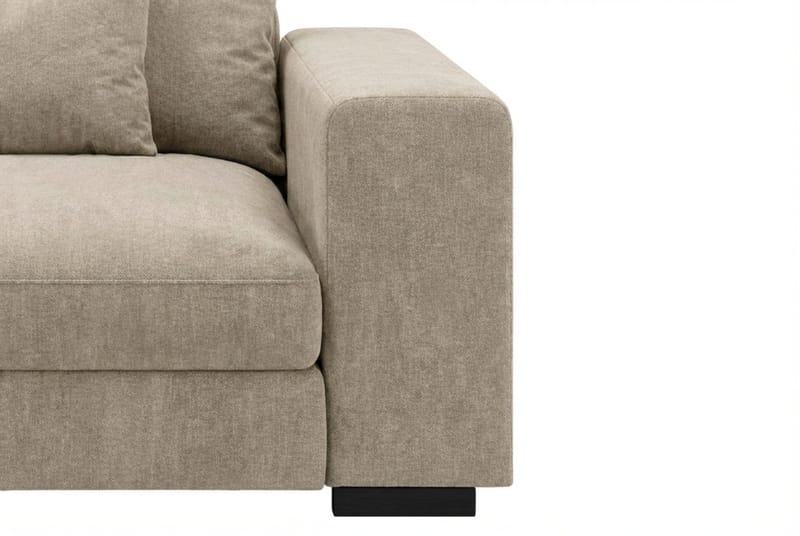Dubai Armstöd Höger i Tyg - Beige/Grå - Möbler - Soffa - Modulsoffa - Övriga moduler till modulsoffa