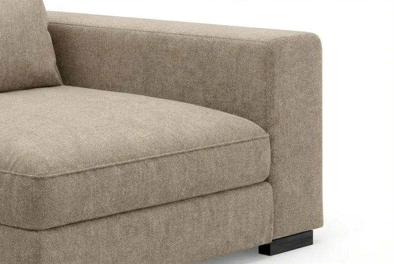 Dubai Armstöd Höger i Tyg - Brun - Möbler - Soffa - Modulsoffa - Övriga moduler till modulsoffa